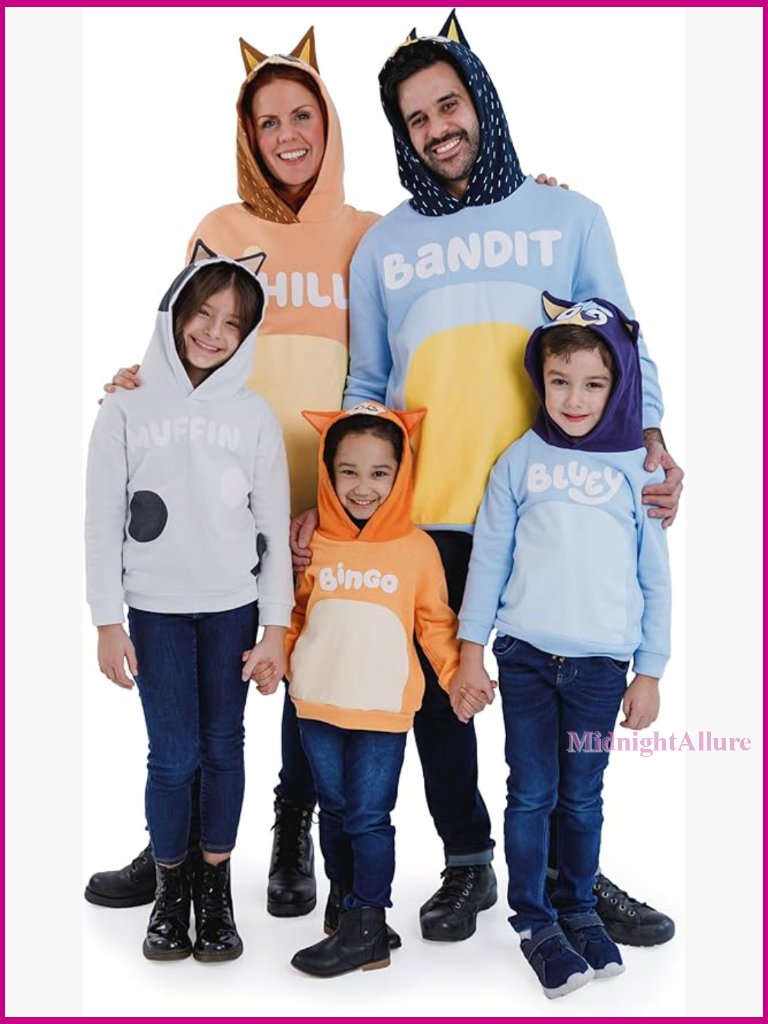 Matching Family Pullover Hoodie Infant To Little Kid Cosplay